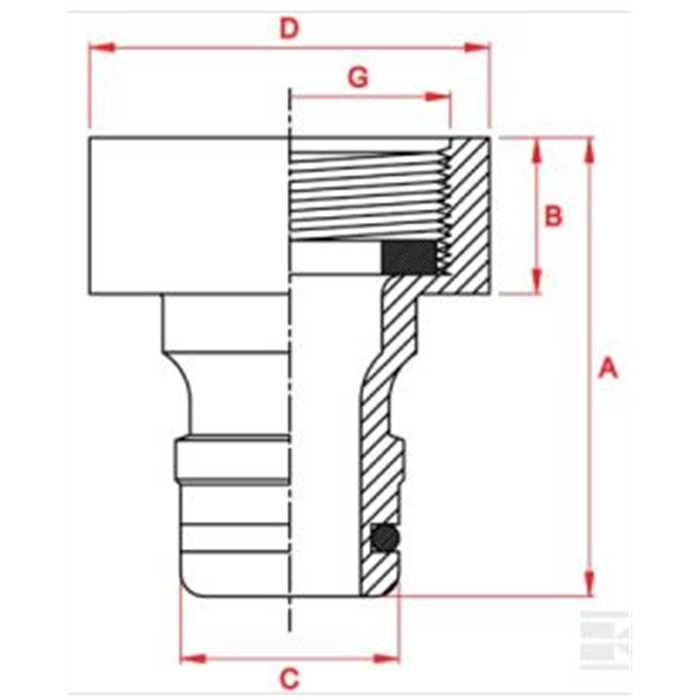 Raccord de Robinet Gardena 1/2" femelle