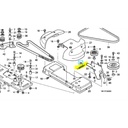 Ressort de tension lame HONDA - Castel 102cm