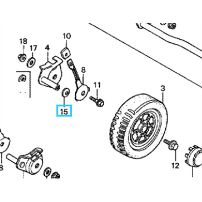 Rondelle ressort roue HONDA HR de26 di13.5 e3 e1