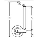 ROUE JOCKEY DIAM 60 ALKO   200X50