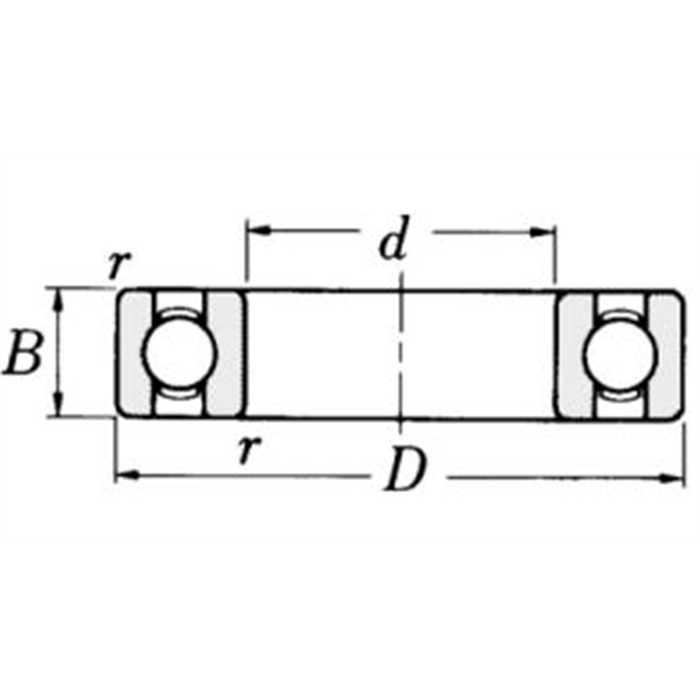 Roulement blindé 6209-2rs - skf