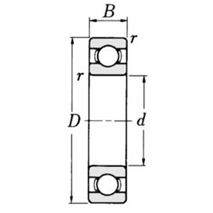 Roulement skf 6009-2rs