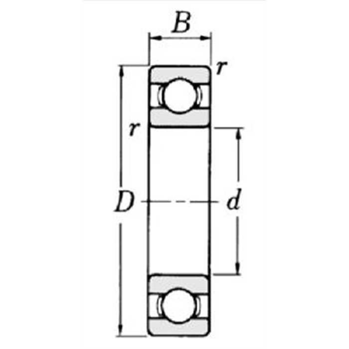 ROULEMENT STD 6202 BLINDE 2COT