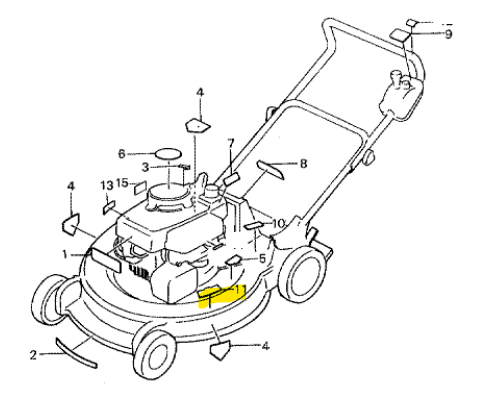 Autocollant avertissement bougie HONDA - plus livrable 