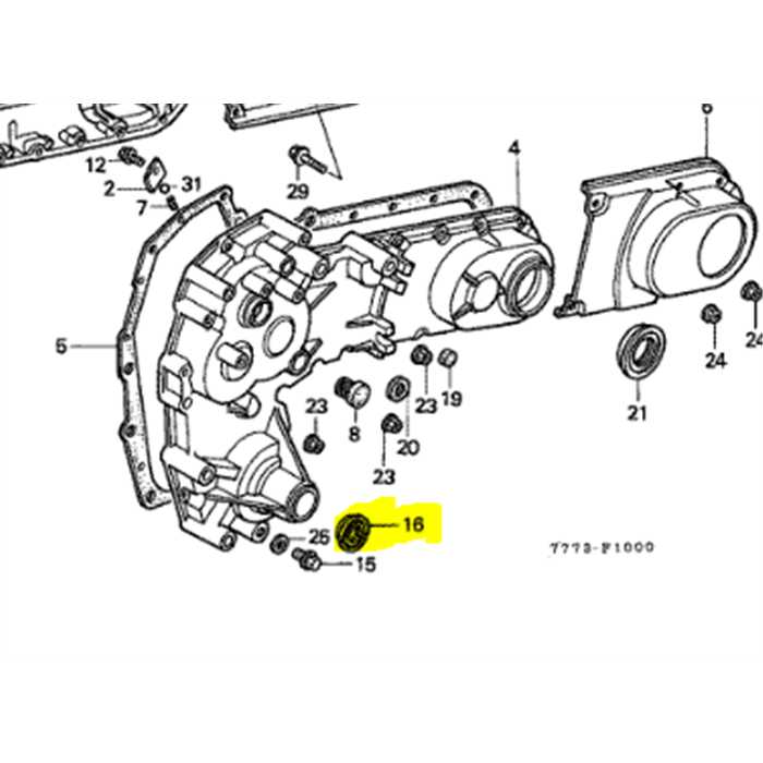 Bourrage HONDA 20x36x8