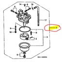 Carburateur complet HONDA gv100 modèle K2