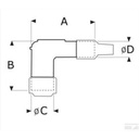 Connecteur de bougie ngk a visser