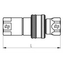 Coupleur à  clapet mà¢le 1/4" BSP