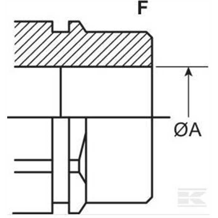 Coupleur femelle HVN 1/4" BSP