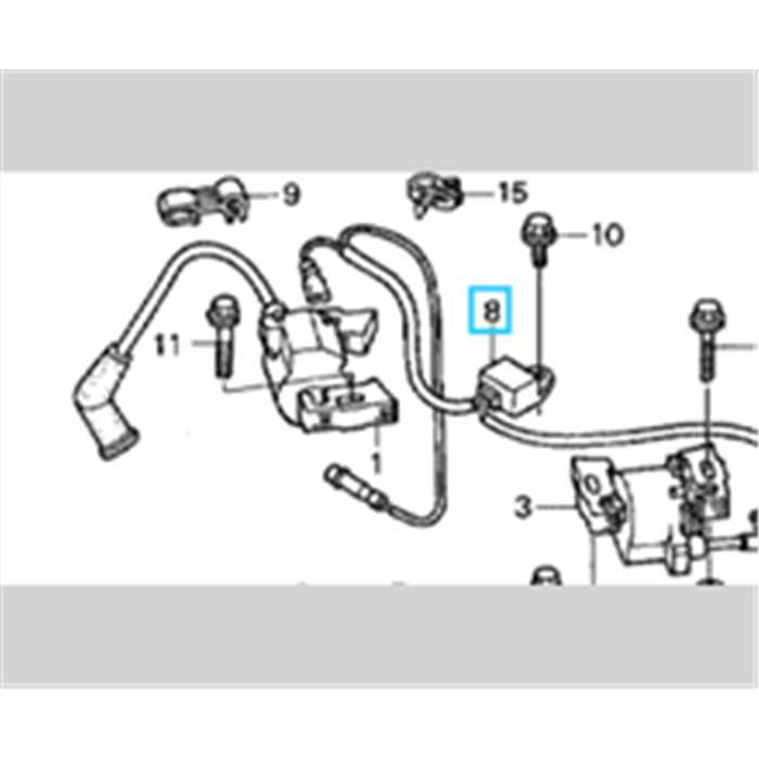 Diode arrêt moteur GCV520-GCV530 HF2315 HF2417