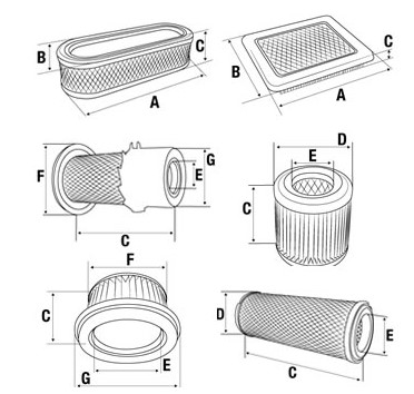 Filtre à air adaptable pour moteur DAYE DG600