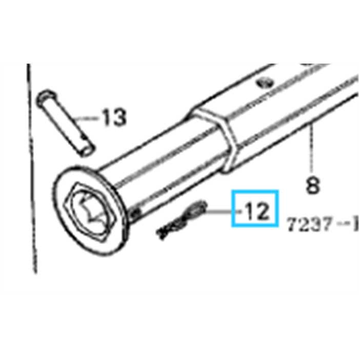 Goupille fixation 7mm FG200