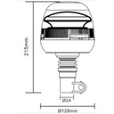 Gyrophare LED 12V-24V 24Watts - sur mat flexible fonction Flash