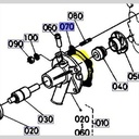 joint de pompe à eau complète kubota f2000