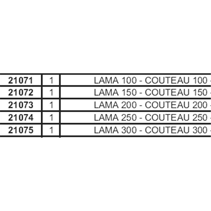 Lame de rechange mèche ACTIVE diamètre 250