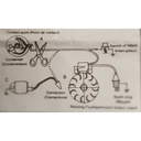 Module electronique pour remplacer condensateur et vis platinées