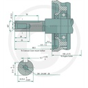 Moteur Loncin g390fd 389 cm     25.4mm