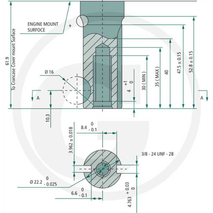 Moteur Loncin série lc1p70fa  22.2mm 60mm  140cc