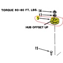 Poulie de lame TORO - WHEEL HORSE 31-17KE02 - 417A