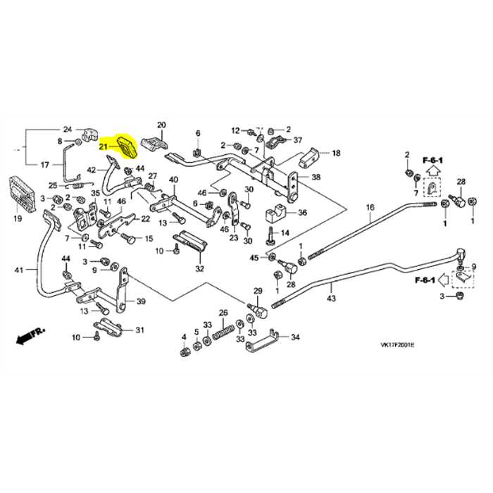 Caoutchouc marche arrière HONDA HF-, 80259VK1003, 80259-VK1-003