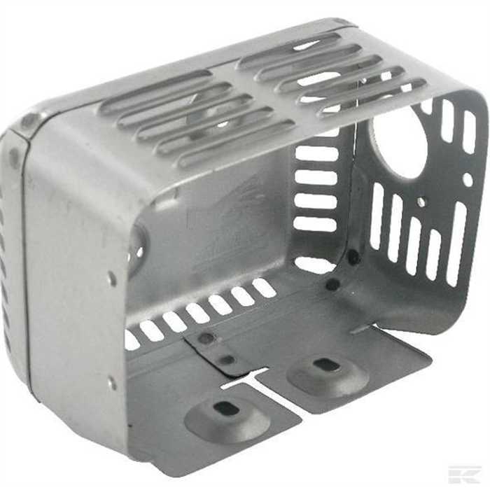 capot de pot d echappement honda gx120, 18381-ZE1-000, 18320ZH8W02