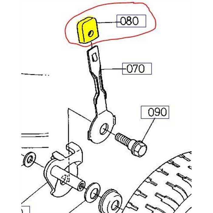 Capuchon caoutchouc pour levier hauteur de coupe Kubota, 6560131240, 65601-3124-0