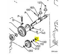 Capuchon de régulateur KUBOTA FT60, 13901-5545-0, 1390155450