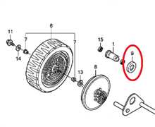 Capuchon couvercle de roue HRX476, 42868VK8750, 42868-VK8-750