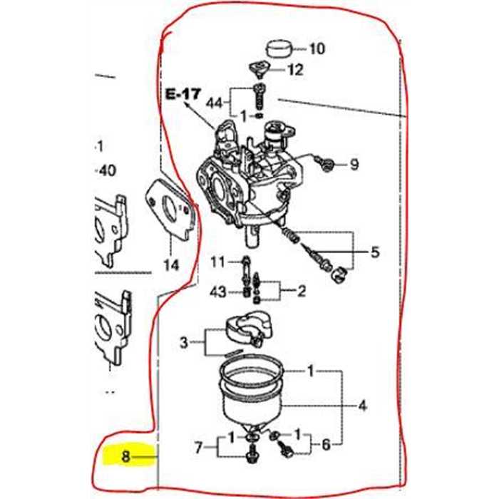 Carburateur HONDA GX270 modèle VPX5, 16100ZK9R62, 16100-ZK9-R61