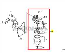 Carburateur complet HONDA IZY 41 - 46 a partir de 2013, 16100Z0LN21, 16100-Z0L-N21