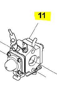 CARBURATEUR COMPLET MC CULLOCH SUPERLITE 4528, 5230124.01, 5208209, 520-8209, 5230124-01