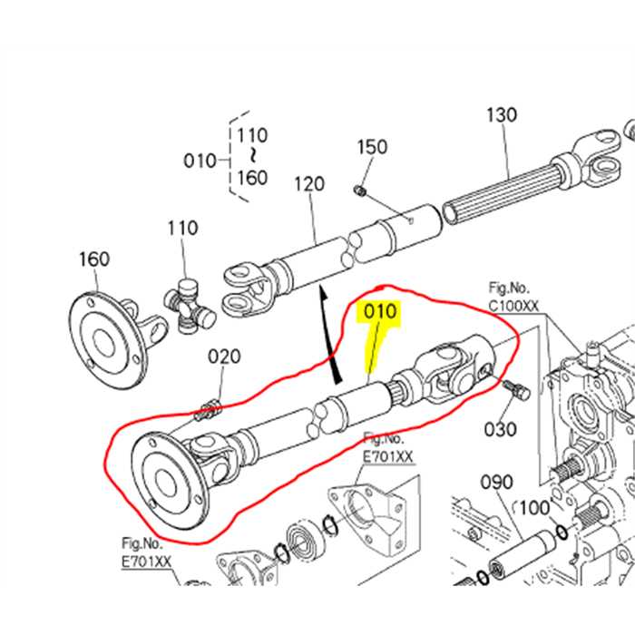 Cardan transmission GR1600-GR2100, K1253-1351-4, K125313514, K1253-13517, K125313517, K1253-13514