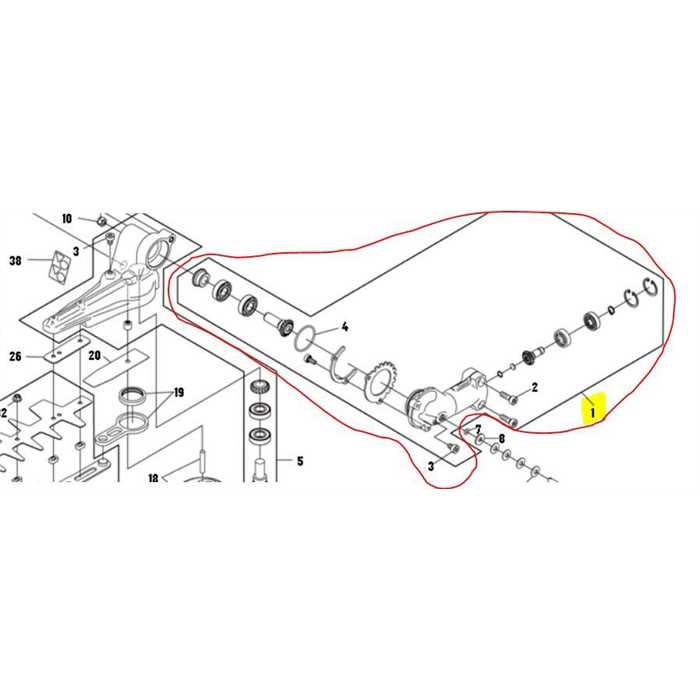 Carter d'engrenage complet HONDA Versatool SSHH, 41100VP8010HE, 41100-VP8-010HE