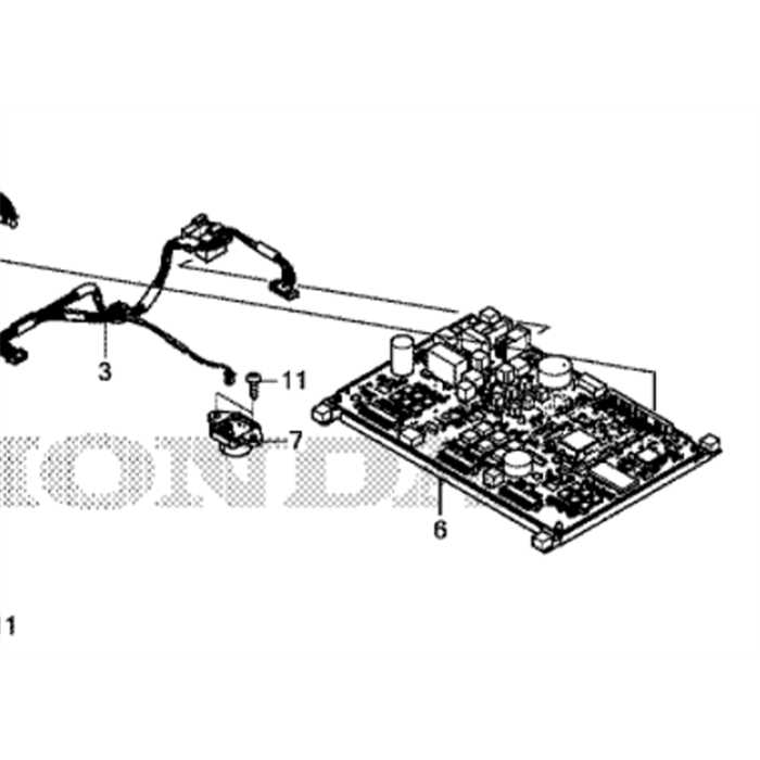 Carte mere HONDA HRM3000 Miimo3000, 34750-VP9-013, 34750-VP9-003