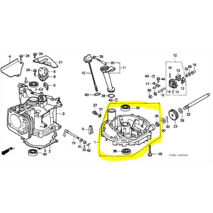 Carter inférieur HRA2150, 11300-ZE7-406, 113A0-ZE7-771