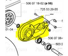 Carter alu nez K950 nu, 5062635-13, 506263513