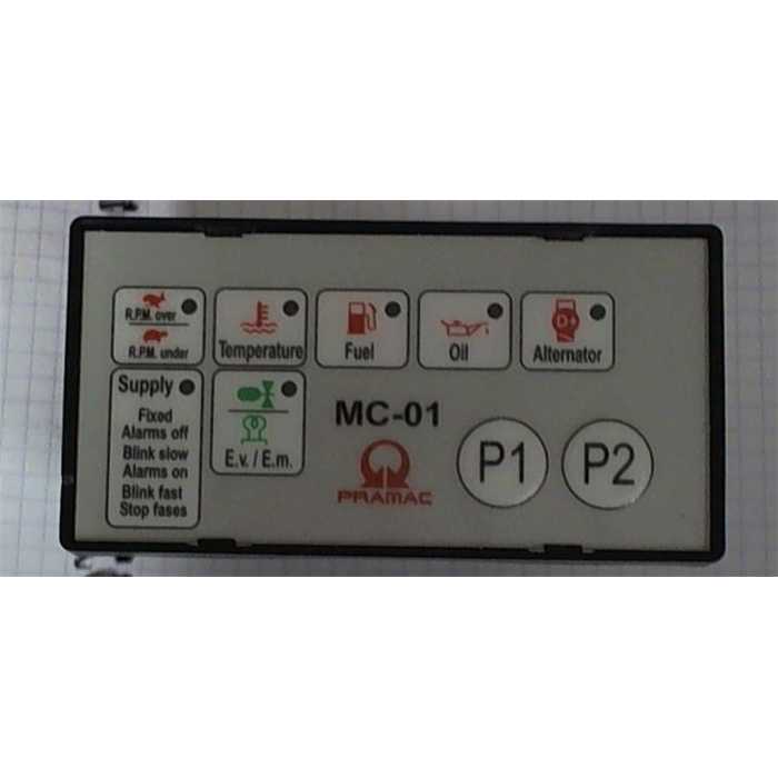 Carte électronique de protection moteur MC-01 PRAMAC GBW22, 076400, GO76400