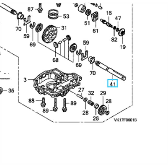 Arbre turf torq essieu HF2622 HONDA, TT1A646089330, 80038-VK1-003, A646089330