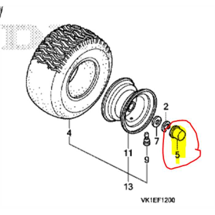 Chapeau de roue HONDA - CastelGarden, 80260-VK1-003, 80260VK1003