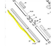 Arbre de transmission STIHL fs220, 4119.711.3201, 41197113201, 4119 711 3201