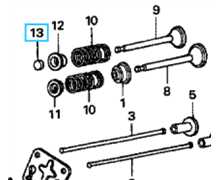 Chapeau maintien de soupape GX120-160, 14781-ZDA-000, 14781-ZE1-000