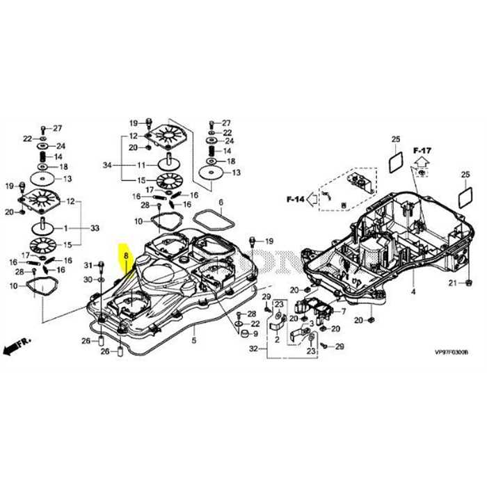 Chassis supérieur Honda Miimo 3000, 50111 VP9 000, 50111VP9000