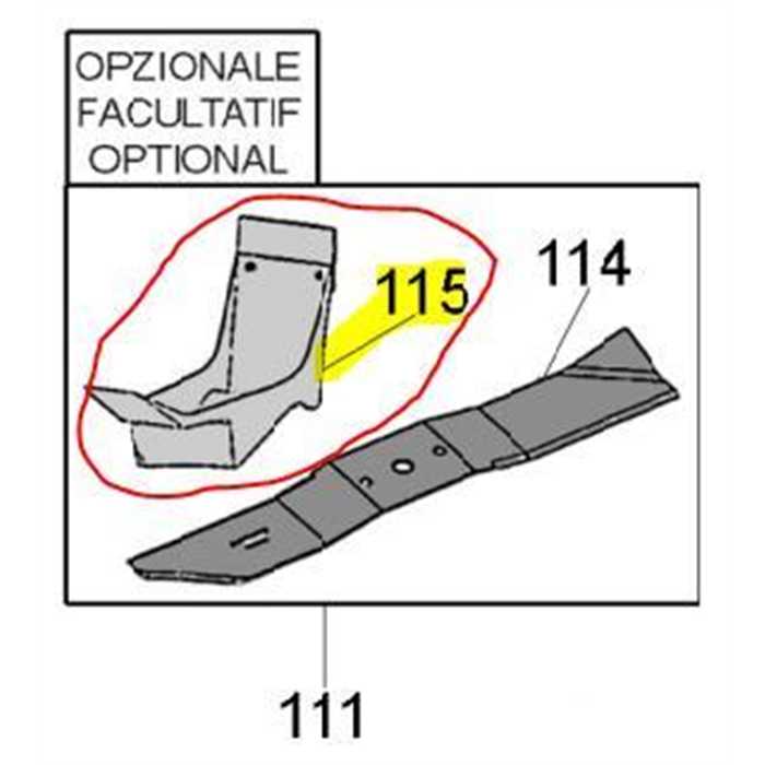 Insert mulching tondeuse ACTIVE série 5400, 50616, AC50616