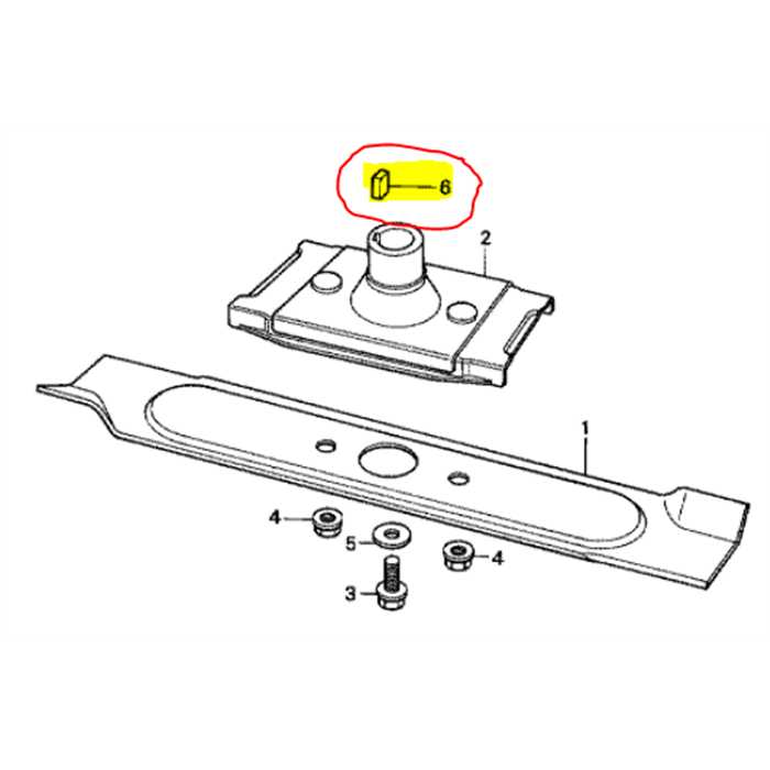 Clavette de porte-lame 5mm HR17-HR173-HRB423, 90745959000, 90745-959-000