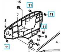 Clips pour vis auto tarraudeuse, PB11495, 80082-V40-003