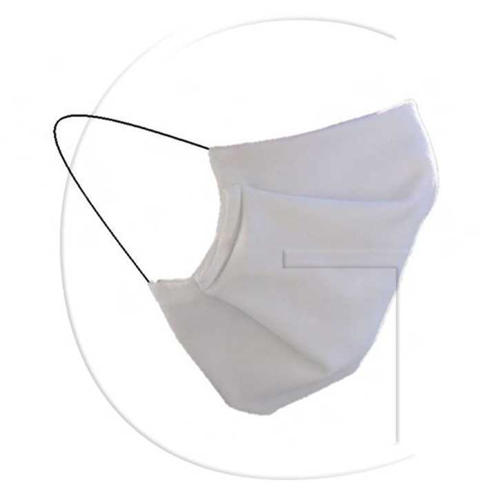 Masques de protection en textile - Le Double Blanc , PMA002