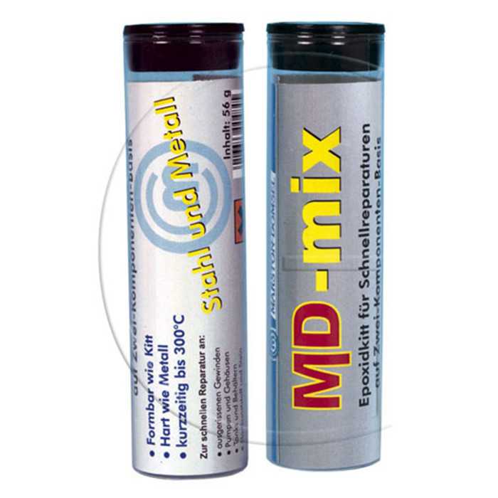 MD-mix acier résine époxy kit de réparation , 0157-20003