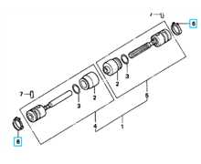 Clip arbre cardan HR216-2160 HRH536, 23435VA2701, 23435-VA2-701