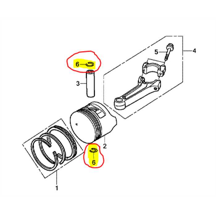 Clips pour axe de piston std 18mm HONDA GX160-GX240, 90551-ZE1-000