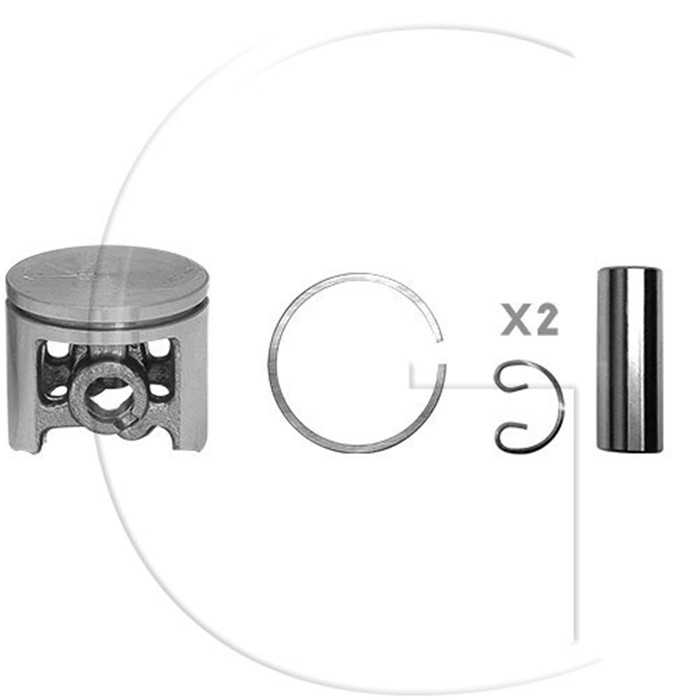 Piston complet DOLMAR / Mod. : PS33 /Serie 43599 PS330 PS340 PS341 PS342 PS344 / Orig. : 02113211, 5243-30137